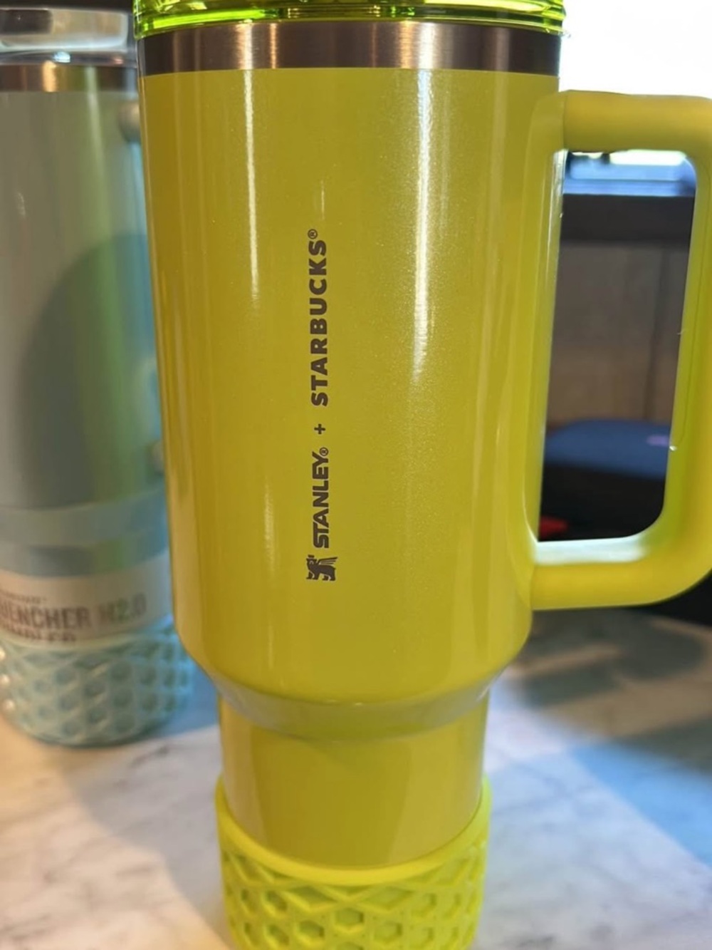 Lime Green Insulated Travel Mug